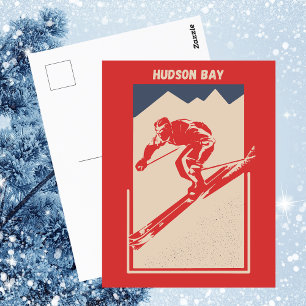  Ski British Columbia Resort Hudson Bay Briefkaart