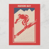 Ski British Columbia Resort Hudson Bay Briefkaart (Voorkant)
