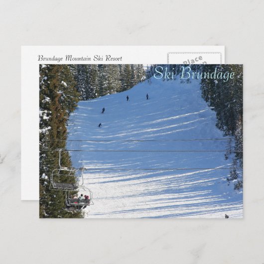 Ski Brundage, McCall, Idaho Briefkaart (Voorkant / Achterkant)