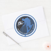 Ski Bruneau Zandduinen Stickers (Envelop)