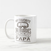 Ski Buddies Papa Skibril Snowboarding Grand Koffiemok (Links)