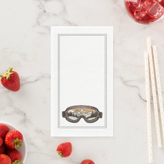 SKI BUM NAPKINS SERVET (Insitu)