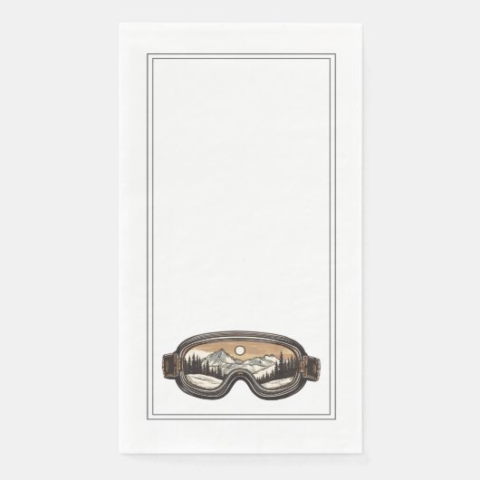 SKI BUM NAPKINS SERVET (Voorkant)