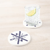 Ski Bum Onderzetter (Zijkant)