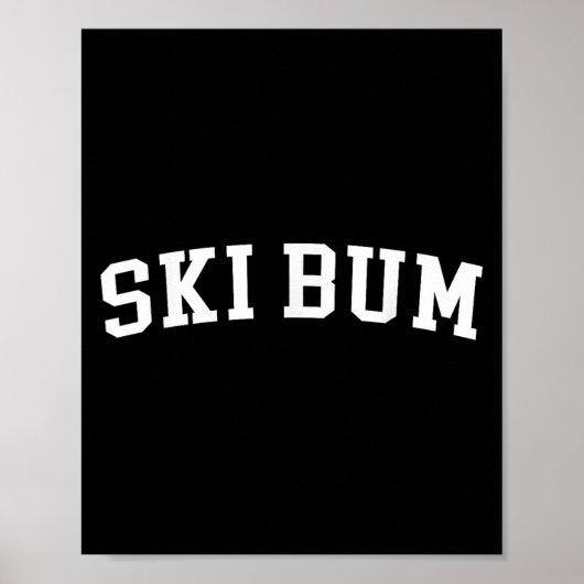 Ski Bum Poster (Voorkant)