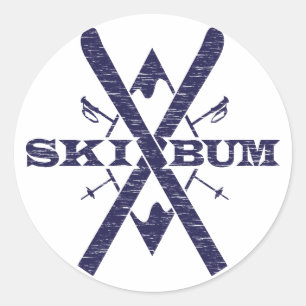 Ski Bum Stickers