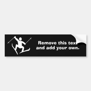 Ski Bumpersticker