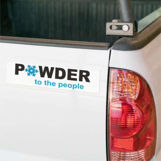 ski bumpersticker (Op Truck)