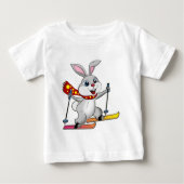 Ski Bunny - Funny and Cute Cartoon (Voorkant)