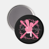 Ski Bunny Magneet (Voorkant / Achterkant)
