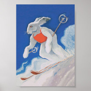 Ski Bunny  Poster