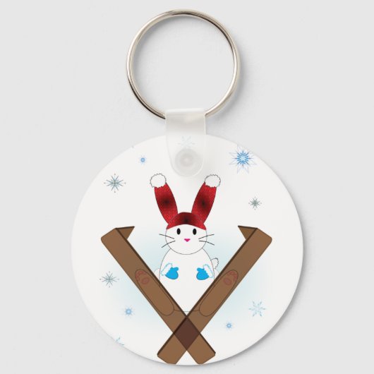 Ski Bunny Sleutelhanger (Voorkant)
