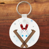 Ski Bunny Sleutelhanger (Voorkant)