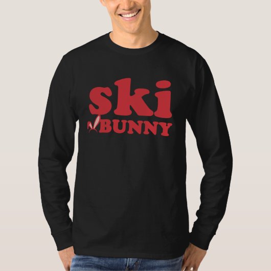 Ski Bunny Winter Sports T-shirt (Voorkant)