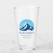Ski Butternut Basin Massachusetts ski resort glass Glas (Voorkant)