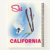 Ski California Reisposter Notitieboek (Achterkant)
