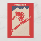  Ski California Resort Powderhorn Mountain Briefkaart (Voorkant)