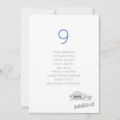 Ski Chalet Snowy Slopes Trouwstoel Grafiek Kaart (Voorkant)