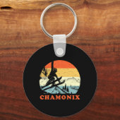 Ski Chamonix Sleutelhanger (Voorkant)