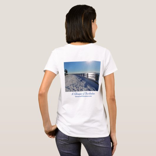 Ski Charleston T-Shirt — Vrouwen (Achterkant volledig)