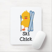 Ski Chick Mousepad Muismat (Met muis)