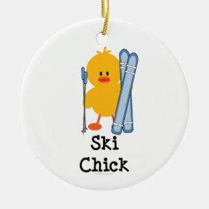 Ski Chick Ornament