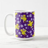Ski Chick Pattern Coffee Mok (Links)
