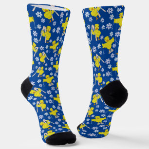 Ski Chick Pattern Sokken