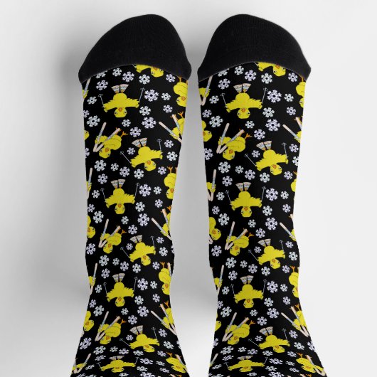 Ski Chick Pattern Sokken (Top)
