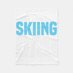 Ski Citaten Papa Skier Feest Artikelen Verjaardag Fleece Deken
