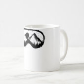 Ski Coach Skiing Skier Snowboard Winter Sports Gra Koffiemok (Voorkant rechts)