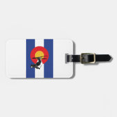 Ski Colorado Bagagelabel (Voorkant horizontaal)