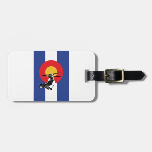 Ski Colorado Bagagelabel (Voorkant horizontaal)