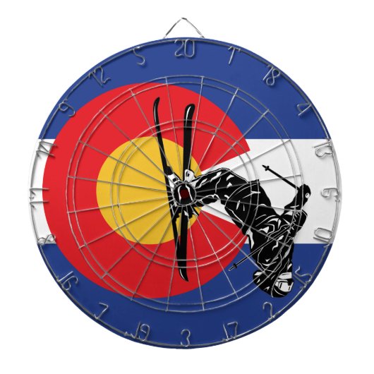 Ski Colorado Dartbord (Voorkant)