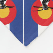 Ski Colorado Fleece Deken (Hoek)