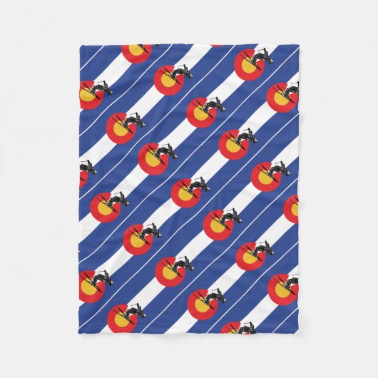 Ski Colorado Fleece Deken (Voorkant)