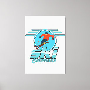 ski Colorado logo Canvas Afdruk