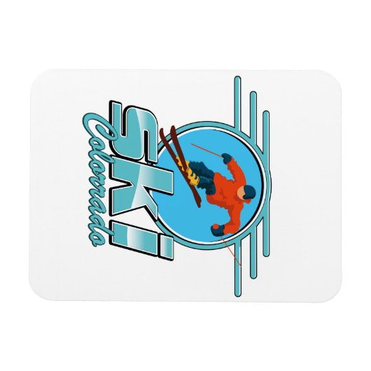 ski Colorado logo Magneet (Horizontaal)