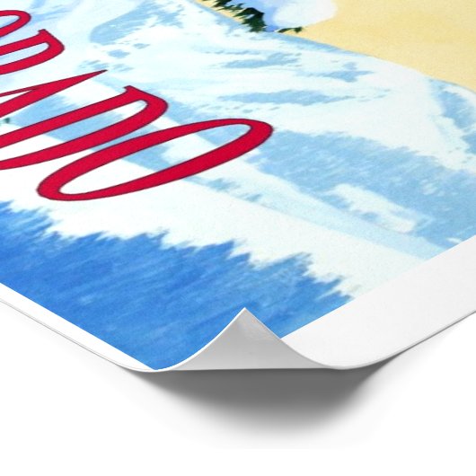 SKI COLORADO POSTER (Hoek)