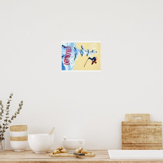 SKI COLORADO POSTER (Keuken)