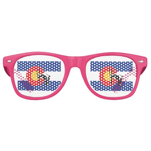 Ski Colorado Retro Zonnebril (Voorkant)