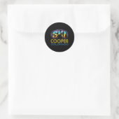 Ski Cooper Colorado Ski Vakantie Ronde Sticker (Tas)