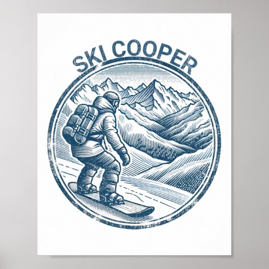 Ski Cooper Colorado Snowboarder Poster (Voorkant)