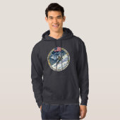 Ski Copper Mountain, Colorado, Man Skier Hoodie (Voorkant volledig)
