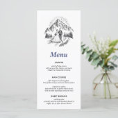 Ski Couple Menu (Staand voorkant)