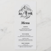 Ski Couple Menu (Voorkant)