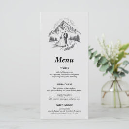 Ski Couple Menu