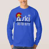 Ski Crested Butte T-shirt (Voorkant)