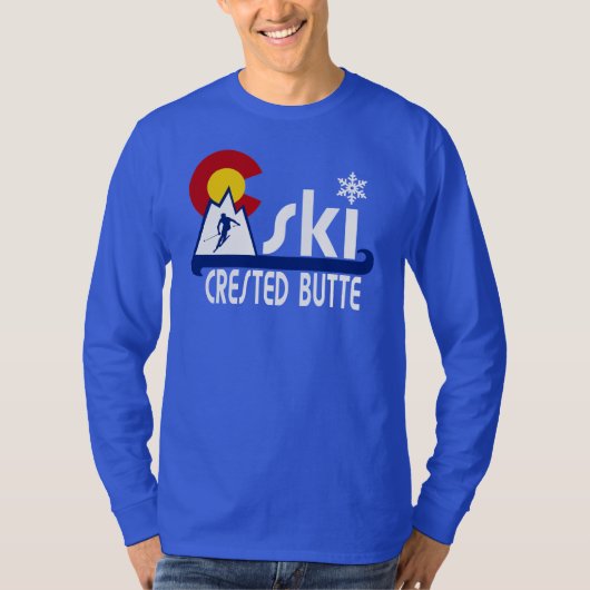 Ski Crested Butte T-shirt (Voorkant)