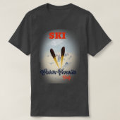 Ski Curon Venosta Italië T-shirt (Design voorkant)